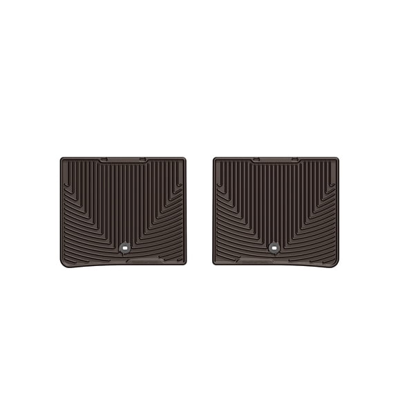 WeatherTech All-Weather Floor Mats compatible with 2013-2018 Lexus ES - 2nd Row, Cocoa