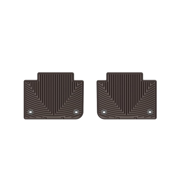 WeatherTech All-Weather Floor Mats compatible with 2013-2020 Lexus GS - 2nd Row, Cocoa