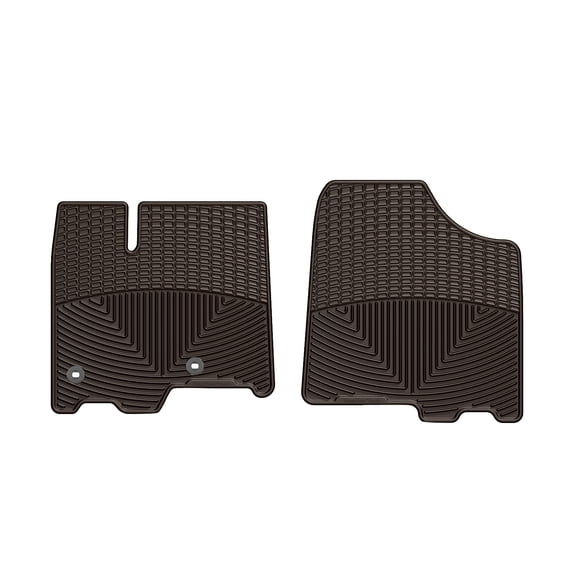 WeatherTech All-Weather Floor Mats compatible with 2013-2020 Toyota Sienna - 1st Row (Driver & Passenger), Cocoa