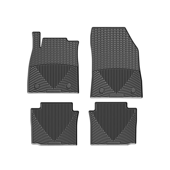 WeatherTech All-Weather Floor Mats compatible with 2014-2020 Chevrolet Impala - 1st & 2nd Row, Black