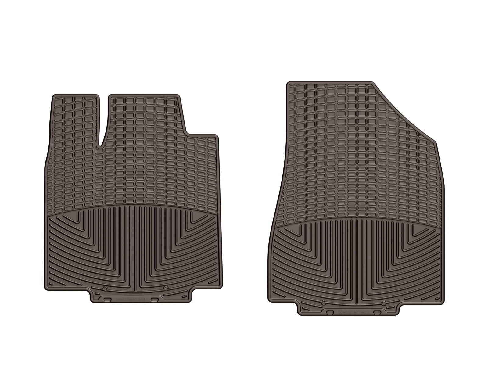 WeatherTech All-Weather Floor Mats compatible with 2014-2020 Infiniti QX60 - 1st Row (Driver & Passenger), Cocoa