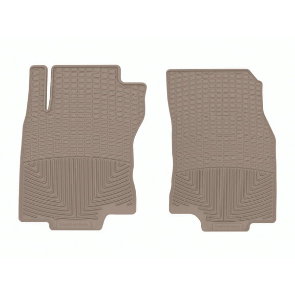 WeatherTech All-Weather Floor Mats compatible with 2014-2020 Nissan Rogue - 1st Row (Driver & Passenger), Tan