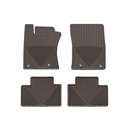 WeatherTech All-Weather Floor Mats compatible with 2014-2023 Lexus GX - 1st & 2nd Row, Cocoa
