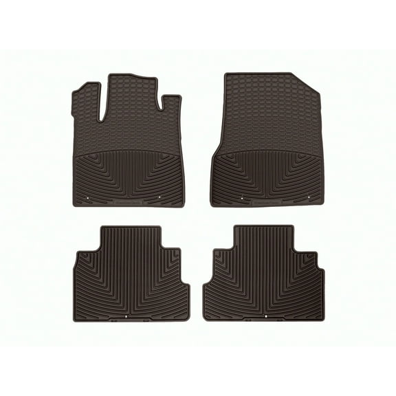 WeatherTech All-Weather Floor Mats compatible with 2015-2024 Nissan Murano - 1st & 2nd Row, Cocoa