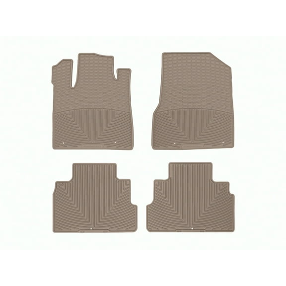 WeatherTech All-Weather Floor Mats compatible with 2015-2024 Nissan Murano - 1st & 2nd Row, Tan