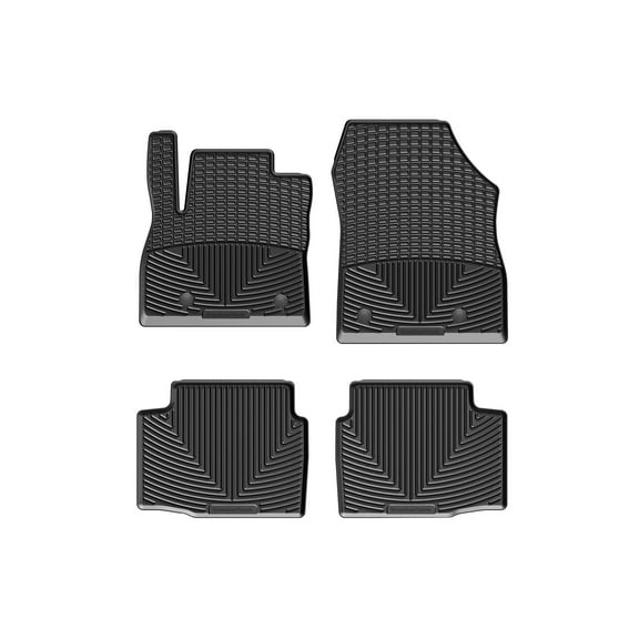 WeatherTech All-Weather Floor Mats compatible with 2016-2019 Chevrolet Cruze - 1st & 2nd Row, Black