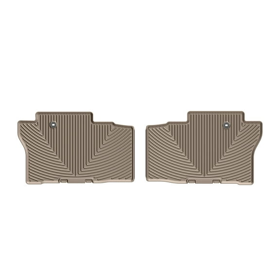 WeatherTech All-Weather Floor Mats compatible with 2016-2022 Honda Pilot - 2nd Row, Tan