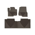 thumbnail image 1 of WeatherTech All-Weather Floor Mats compatible with 2017-2022 Ford Super Duty - 1st & 2nd Row, Cocoa, 1 of 5