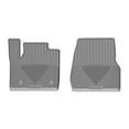 thumbnail image 1 of WeatherTech All-Weather Floor Mats compatible with 2017-2022 Ford Super Duty - 1st Row (Driver & Passenger), Grey, 1 of 5