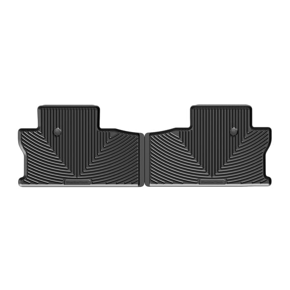 WeatherTech All-Weather Floor Mats compatible with 2017-2026 Honda Ridgeline - 2nd Row, Black