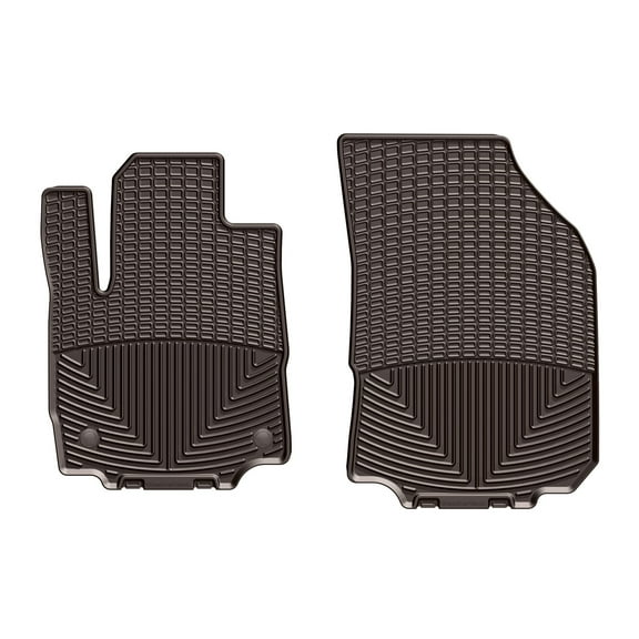 WeatherTech All-Weather Floor Mats compatible with 2018-2024 Chevrolet Equinox - 1st Row (Driver & Passenger), Cocoa
