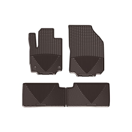 WeatherTech All-Weather Floor Mats compatible with 2018-2024 GMC Terrain - 1st & 2nd Row, Cocoa