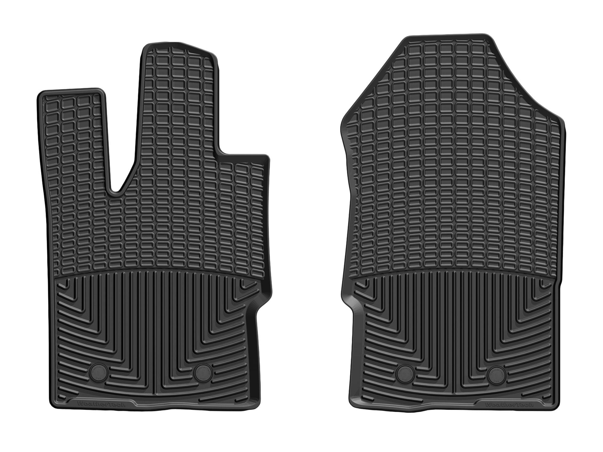 WeatherTech All-Weather Floor Mats compatible with 2019-2023 Ford Ranger - 1st Row (Driver & Passenger), Black