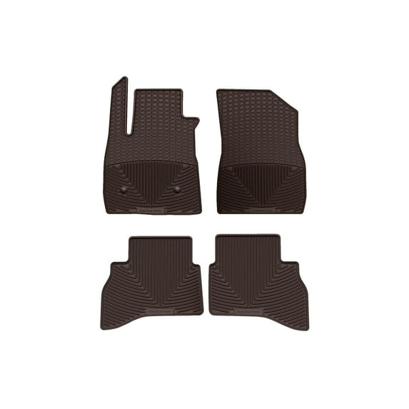 WeatherTech All-Weather Floor Mats compatible with 2020-2026 Buick Encore GX - 1st & 2nd Row, Cocoa