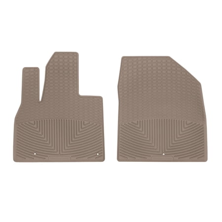 WeatherTech All-Weather Floor Mats compatible with 2020-2025 Kia Telluride - 1st Row (Driver & Passenger), Tan