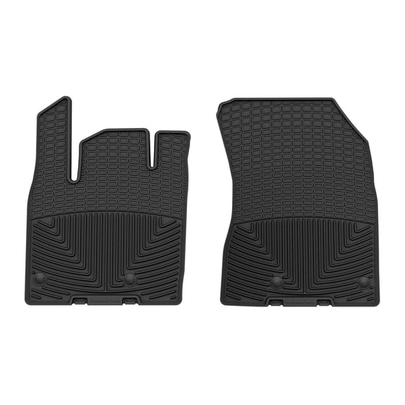 WeatherTech All-Weather Floor Mats compatible with 2021-2022 Nissan Rogue - 1st Row (Driver & Passenger), Black