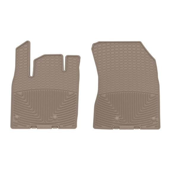 WeatherTech All-Weather Floor Mats compatible with 2021-2022 Nissan Rogue - 1st Row (Driver & Passenger), Tan