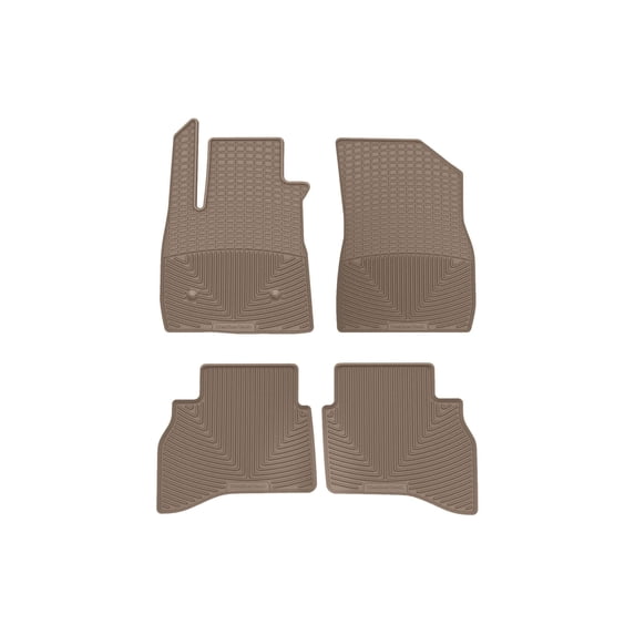 WeatherTech All-Weather Floor Mats compatible with 2021-2026 Chevrolet TrailBlazer - 1st & 2nd Row, Tan