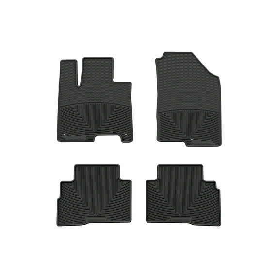 WeatherTech All-Weather Floor Mats compatible with 2023-2026 Kia Sportage Hybrid - 1st & 2nd Row, Black