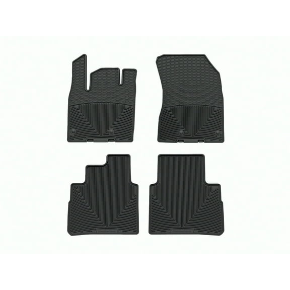 WeatherTech All-Weather Floor Mats compatible with 2023-2026 Nissan Rogue - 1st & 2nd Row, Black