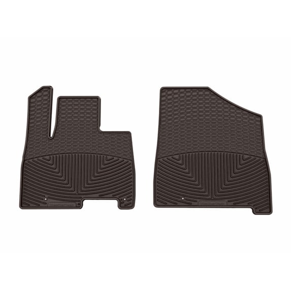 WeatherTech All-Weather Floor Mats compatible with 2025-2026 Kia Carnival Hybrid - 1st Row (Driver & Passenger), Cocoa