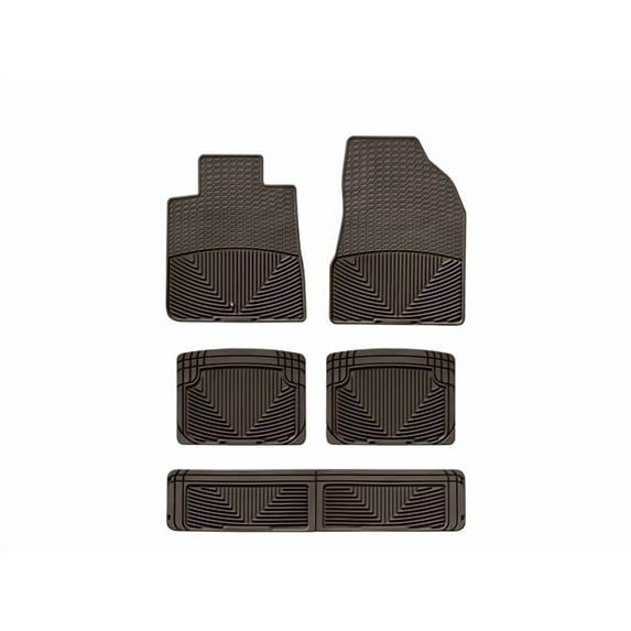 WeatherTech All-Weather Floor Mats compatible with Acadia, Enclave, Traverse, Acadia Limited - Complete Set (1st, 2nd, & 3rd Row), Cocoa