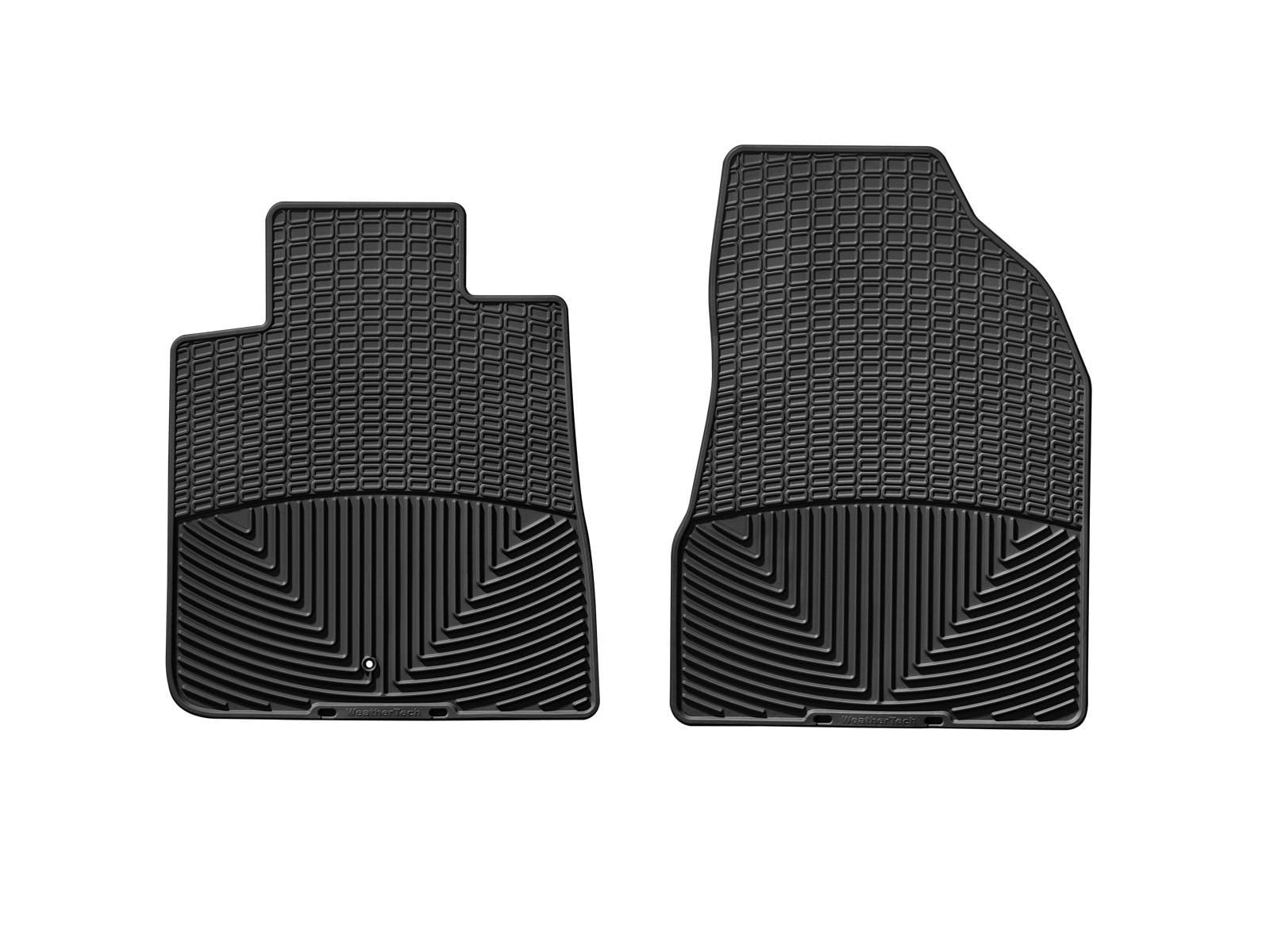 WeatherTech All-Weather Floor Mats compatible with Enclave, Traverse, Outlook, Acadia Limited, Acadia - 1st Row (Driver & Passenger), Black