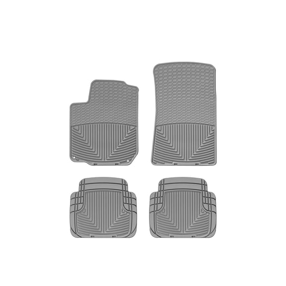 WeatherTech All-Weather Floor Mats compatible with Allroad Quattro, New Beetle - 1st & 2nd Row, Grey
