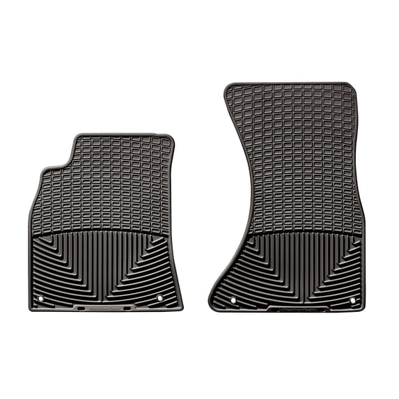 WeatherTech All-Weather Floor Mats compatible with Audi A5, S5, RS5 - 1st Row (Driver & Passenger), Cocoa