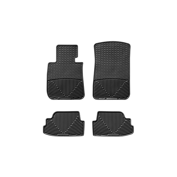 WeatherTech All-Weather Floor Mats compatible with BMW 135i, 135is, 128i - 1st & 2nd Row, Black