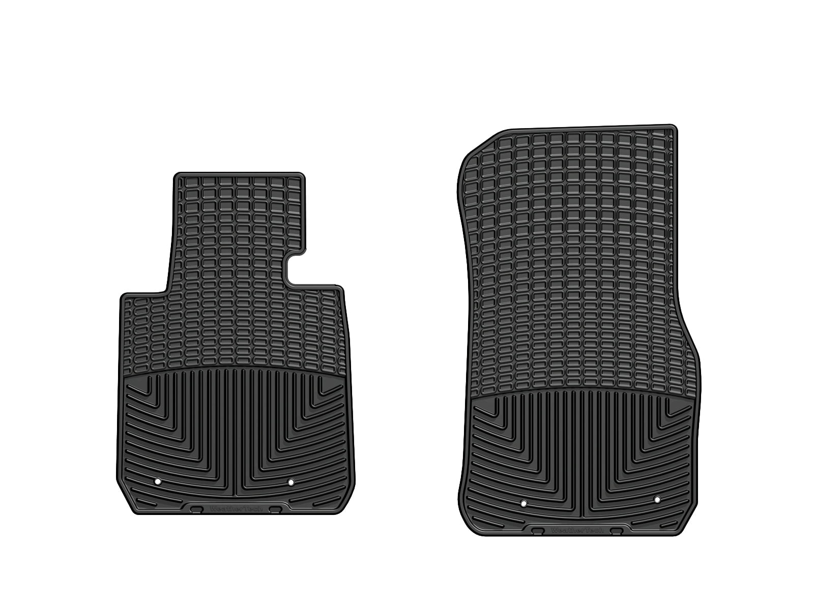 WeatherTech All-Weather Floor Mats compatible with BMW 328i, M235i, 228i, 3-Series Gran Turismo, M3, 328d - 1st Row (Driver & Passenger), Black
