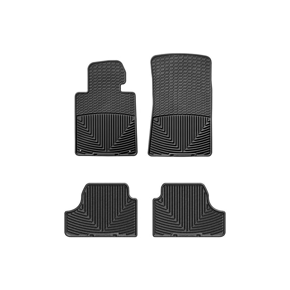 WeatherTech All-Weather Floor Mats compatible with BMW 323Ci, 325Ci, 330Ci, M3 - 1st & 2nd Row, Black