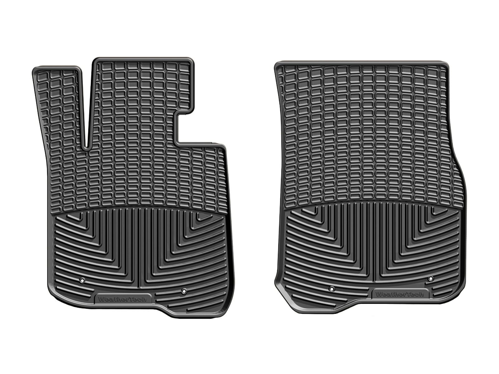 WeatherTech All-Weather Floor Mats compatible with BMW 435i, 428i, 440i - 1st Row (Driver & Passenger), Black
