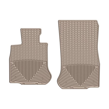 WeatherTech All-Weather Floor Mats compatible with BMW 640i, 650i, ALPINA B6 - 1st Row (Driver & Passenger), Tan