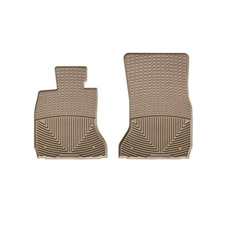 WeatherTech All-Weather Floor Mats compatible with BMW 750Li, 750i, 740Li, 740i, 740Ld, 760Li - 1st Row (Driver & Passenger), Tan