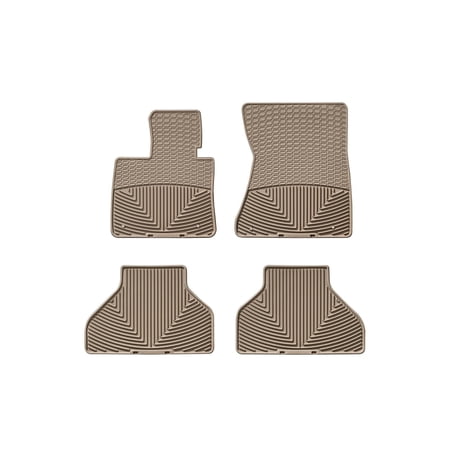 WeatherTech All-Weather Floor Mats compatible with BMW X5 35d, X6 35i, X6 M, X5 48i, X5 M, X6 50i - 1st & 2nd Row, Tan