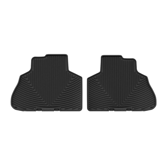 WeatherTech All-Weather Floor Mats compatible with BMW X5 M50i, X5 45e, X5 50i, X5 M Competition, X5 40i, X5 M - 2nd Row, Black