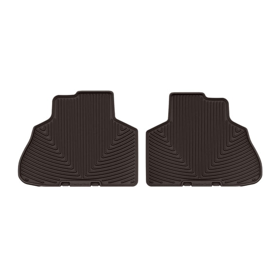 WeatherTech All-Weather Floor Mats compatible with BMW X5 M, X5 M60i, X5 45e, X5 50e, X5 M50i, X5 40i - 2nd Row, Cocoa
