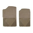thumbnail image 1 of WeatherTech All-Weather Floor Mats compatible with Silverado, Escalade, C/K Series Pickup, Suburban, Yukon, Tahoe - 1st Row (Driver & Passenger), Tan, 1 of 5