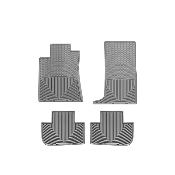 WeatherTech All-Weather Floor Mats compatible with Cadillac CTS-V, CTS - 1st & 2nd Row, Grey