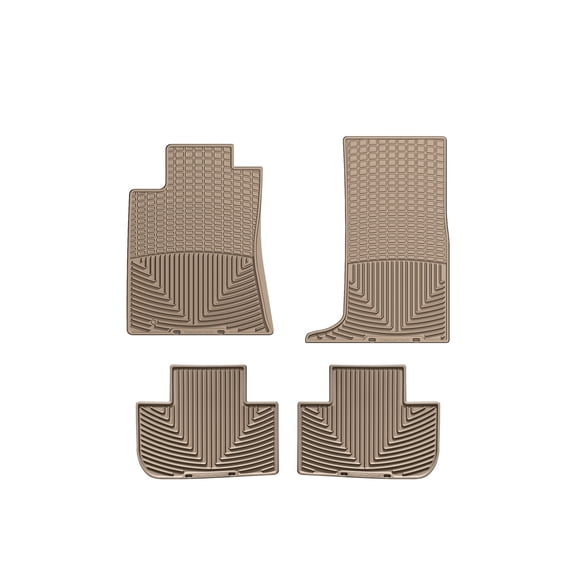 WeatherTech All-Weather Floor Mats compatible with Cadillac CTS-V, CTS - 1st & 2nd Row, Tan