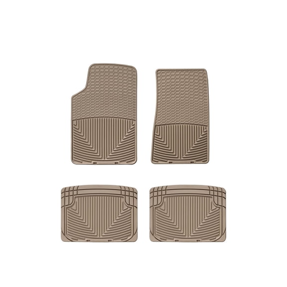 WeatherTech All-Weather Floor Mats compatible with Cadillac CTS, SRX, CTS-V - 1st & 2nd Row, Tan