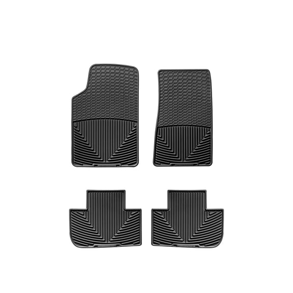 WeatherTech All-Weather Floor Mats compatible with Cadillac STS-V, STS - 1st & 2nd Row, Black