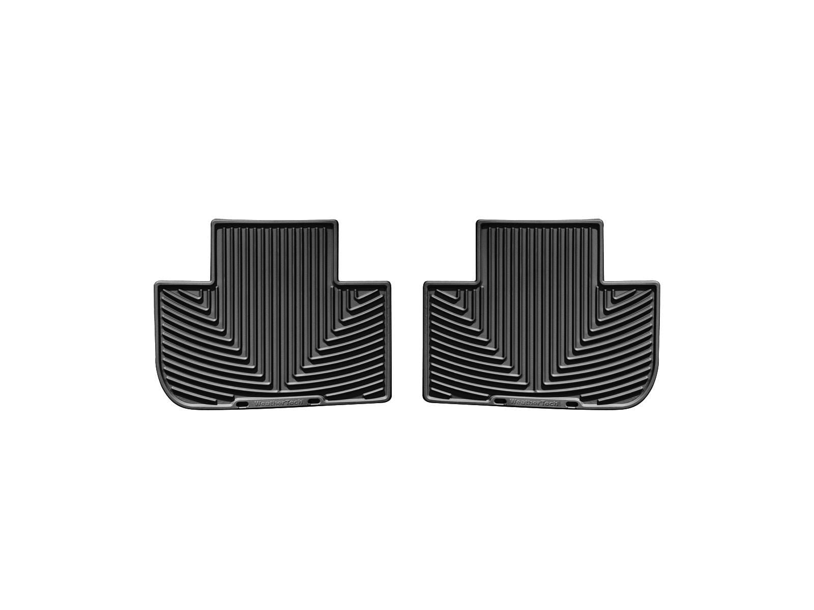 WeatherTech Black All-Weather Floor Mats – 1st & 2nd Row Set For STS-V/STS (4-Piece), Made In USA