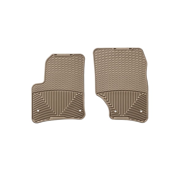 WeatherTech All-Weather Floor Mats compatible with Cayenne, Touareg - 1st Row (Driver & Passenger), Tan