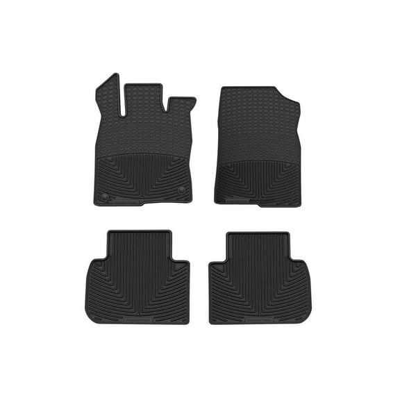 WeatherTech All-Weather Floor Mats compatible with Integra Type S, Integra, Civic Si, Civic, Civic Type R, Civic Hybrid - 1st & 2nd Row, Black