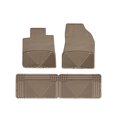 thumbnail image 1 of WeatherTech All-Weather Floor Mats compatible with Acadia, Enclave, Acadia Limited, Outlook, Traverse - 1st & 2nd Row, Tan, 1 of 5