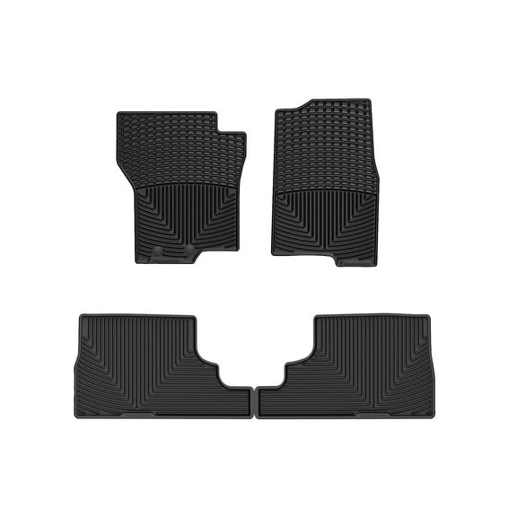 WeatherTech All-Weather Floor Mats compatible with Navigator, Expedition - 1st & 2nd Row, Black