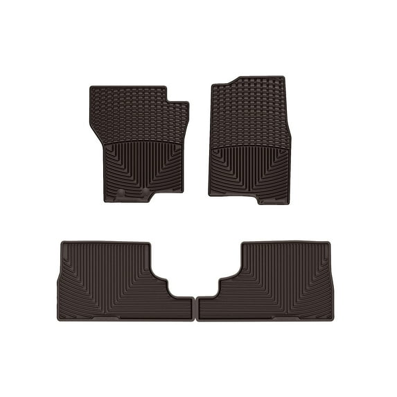 WeatherTech All-Weather Floor Mats compatible with Navigator, Expedition - 1st & 2nd Row, Cocoa