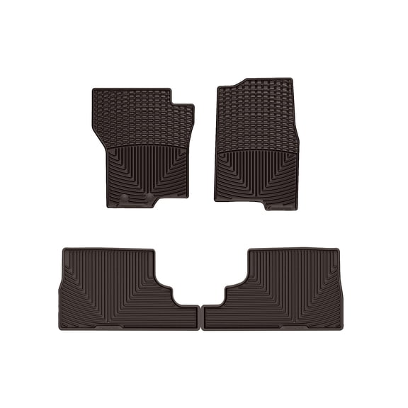 WeatherTech All-Weather Floor Mats compatible with Navigator, Expedition - 1st & 2nd Row, Cocoa